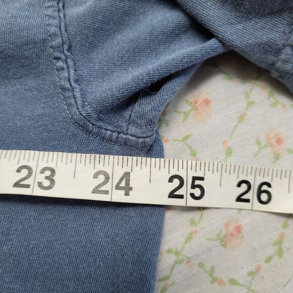 Breezin' Up Size XL Blue Spray Beach Men's T-Shirt - Picture 5 of 7